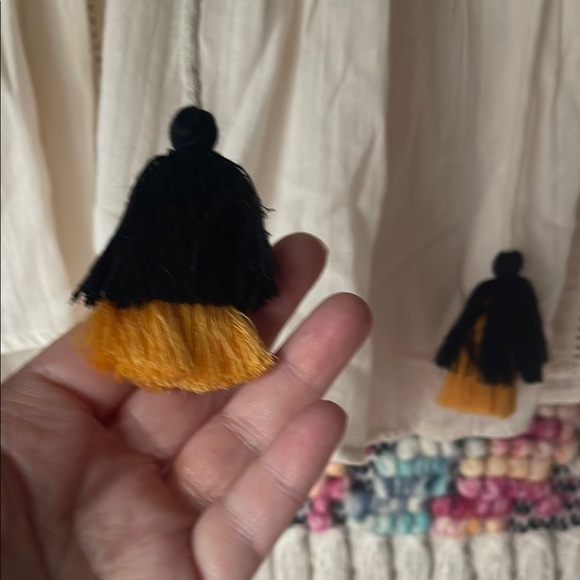 THML Black Cream Boho Blouse festival - Picture 3 of 7